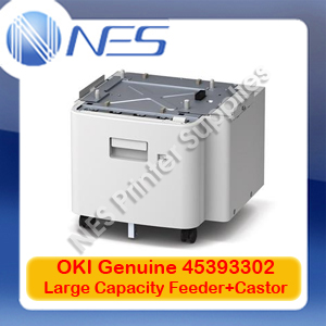 OKI Genuine 45393302 2000 Sheets Large Capacity Feeder+Castor for MB760/MB770/MC770
